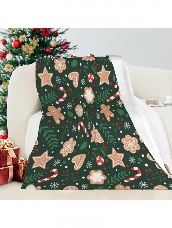 Double Sided Holiday Flannel Blanket